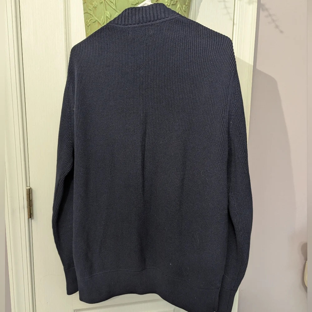 Eddie Bauer Men's Dark Blue Crewneck Sweater - Picture 3 of 3